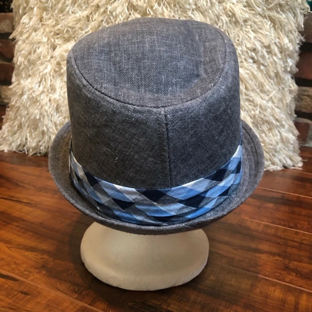 Urban Plaid Fedora Trilby Urban Gangster Hat